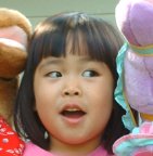 She's really into horses these days (4� years)