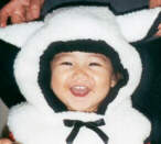 Trick or treat, 'baaaaa!' (17 months)