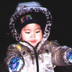 Snow is fun once you know how to play with it (2� years)
